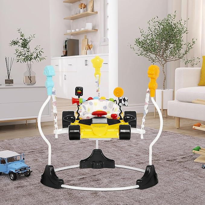 Dream On Me Champ Activity Center and Jumper in Yellow