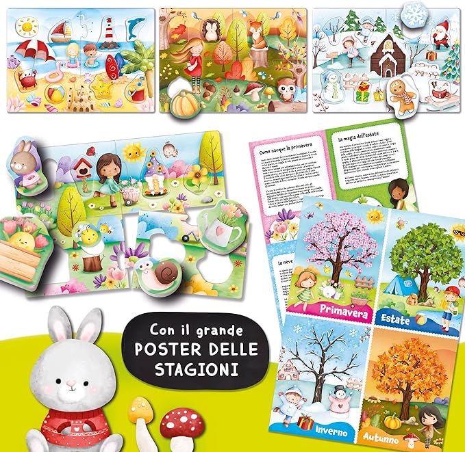 Liscianigiochi 102389 Carotina Concept the Use of the Game of Seasons