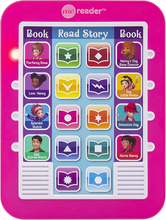Fancy Nancy Me Reader Electronic Reader 8 Book Bundle - Fancy Nancy Books for Toddlers, Girls Featuring Nancy, Bree, and More with Stickers | Fancy Nancy Learning Toys