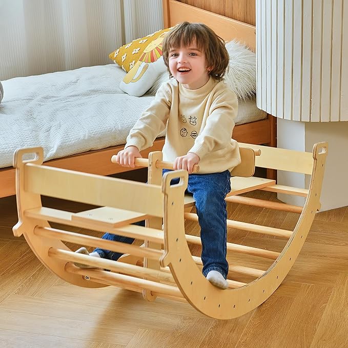 Avenlur Bazel 8-in-1 Montessori Waldorf Indoor Playset for Toddlers & Kids (18m-6yrs) - Ignite Imagination, Develop Motor Skills | Safe, Durable, Eco-Friendly for Creative Play