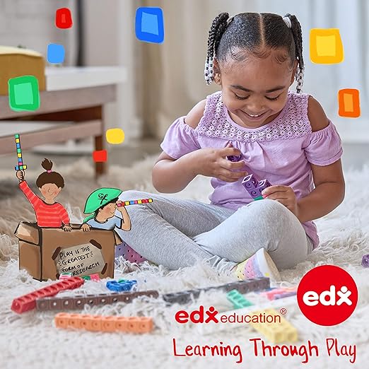 edxeducation Time Flip Chart | Teaching Clock for Kids | Learn to Tell Time with Analog and Digital Formats