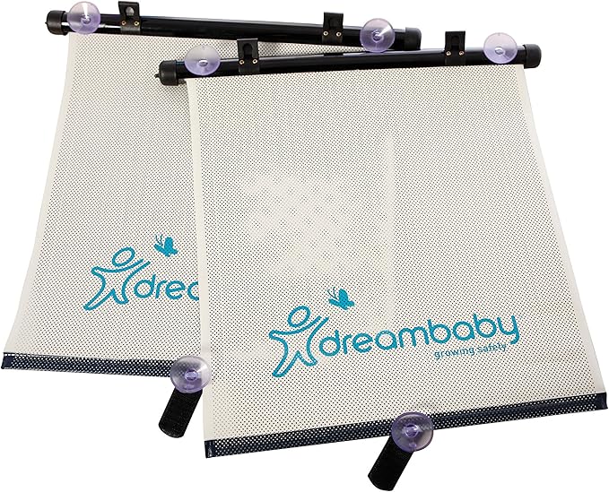 Dreambaby F2072 Car Window Shades Sun Visor 36 x 48 cm Pack of 2
