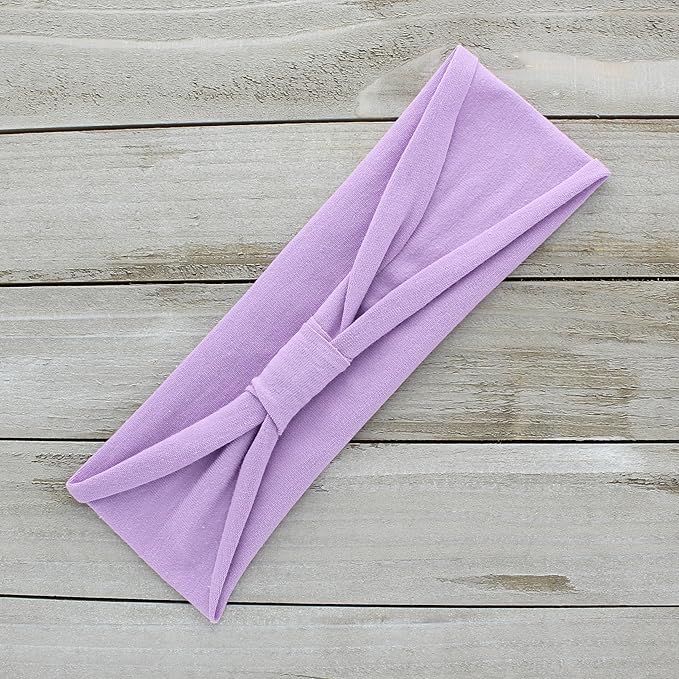 Jersey Knit Cotton Baby Headbands, Infant Size Packs