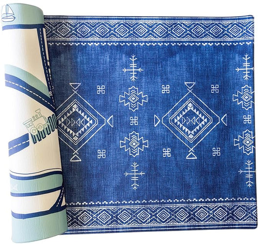 The Shwally PlayMat - Soft Baby Play Mat - Reversible Foam Floor Mat - Waterproof, Wipe-Clean, Durable, Non-Toxic and Hypoallergenic - Large (6.5' X 4.5')