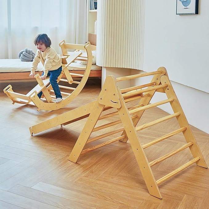 Avenlur Bazel 8-in-1 Montessori Waldorf Indoor Playset for Toddlers & Kids (18m-6yrs) - Ignite Imagination, Develop Motor Skills | Safe, Durable, Eco-Friendly for Creative Play