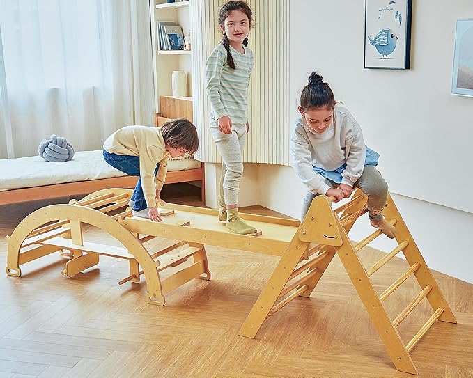Avenlur Bazel 8-in-1 Montessori Waldorf Indoor Playset for Toddlers & Kids (18m-6yrs) - Ignite Imagination, Develop Motor Skills | Safe, Durable, Eco-Friendly for Creative Play