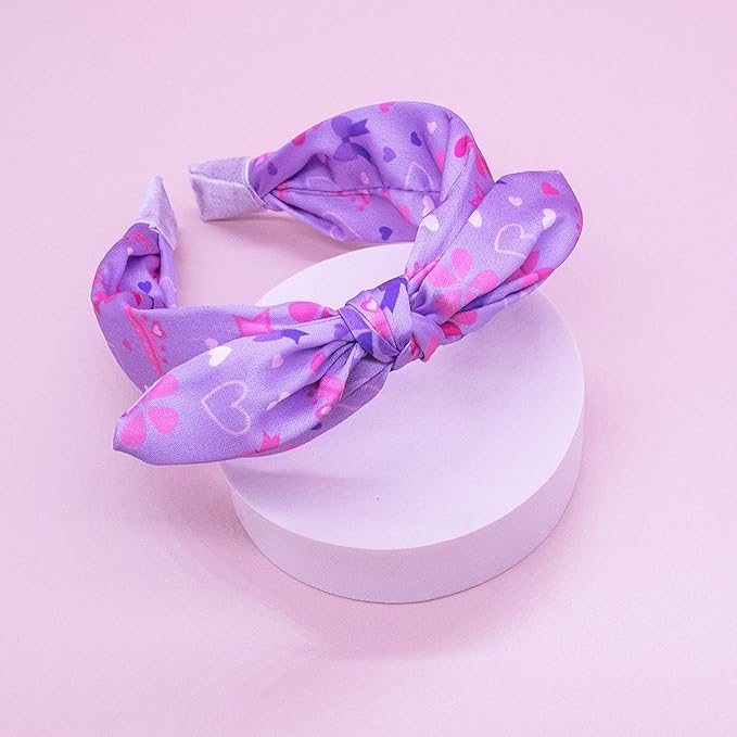 FROG SAC Princess Knotted Headbands for Girls, Toddlers, and Kids - Knot Hair Bands, Rabbit Ear Head Bands, Heart Daisy Hair Accessories
